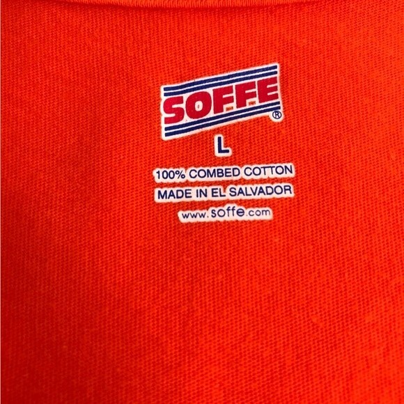 Soffe Fighting Gators UF Orange Blue V Neck Short Sleeve T Shirt Women Large - Picture 7 of 12